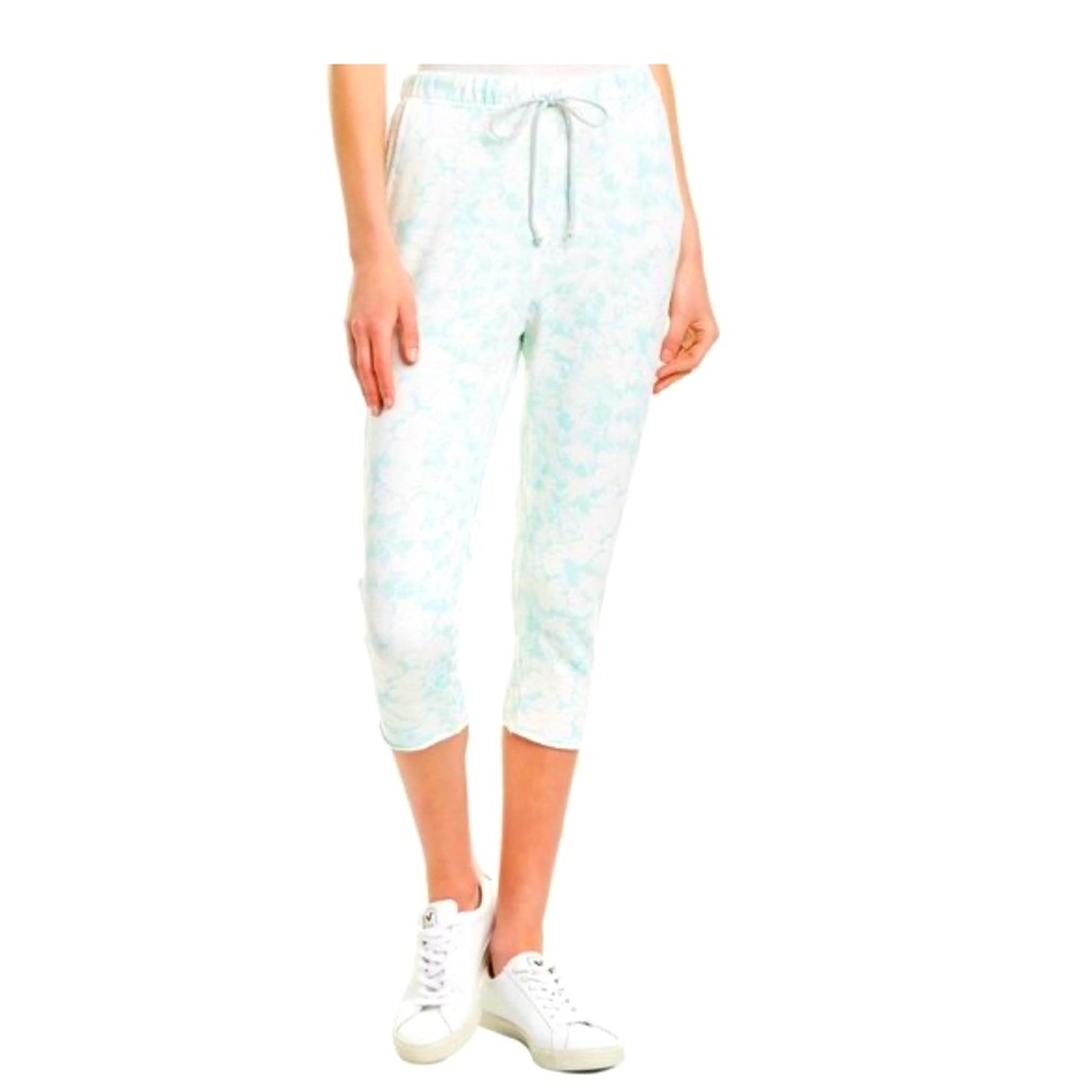 Frank & Eileen Tee Lab Limited Edition Core Crop Floral Ice Blue Sweatpants